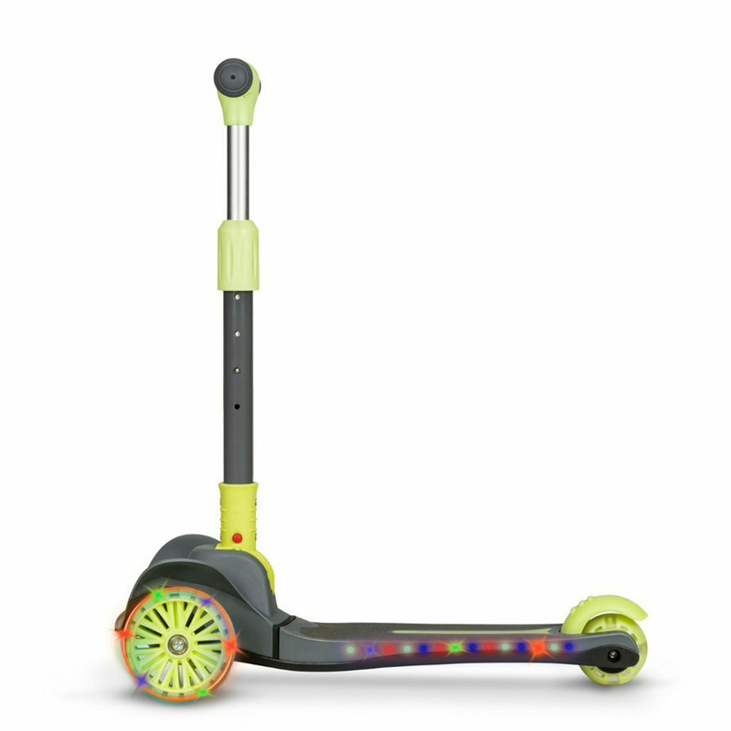 Trotineta Lionelo Timy Verde Pliabila cu LED - imagine 2
