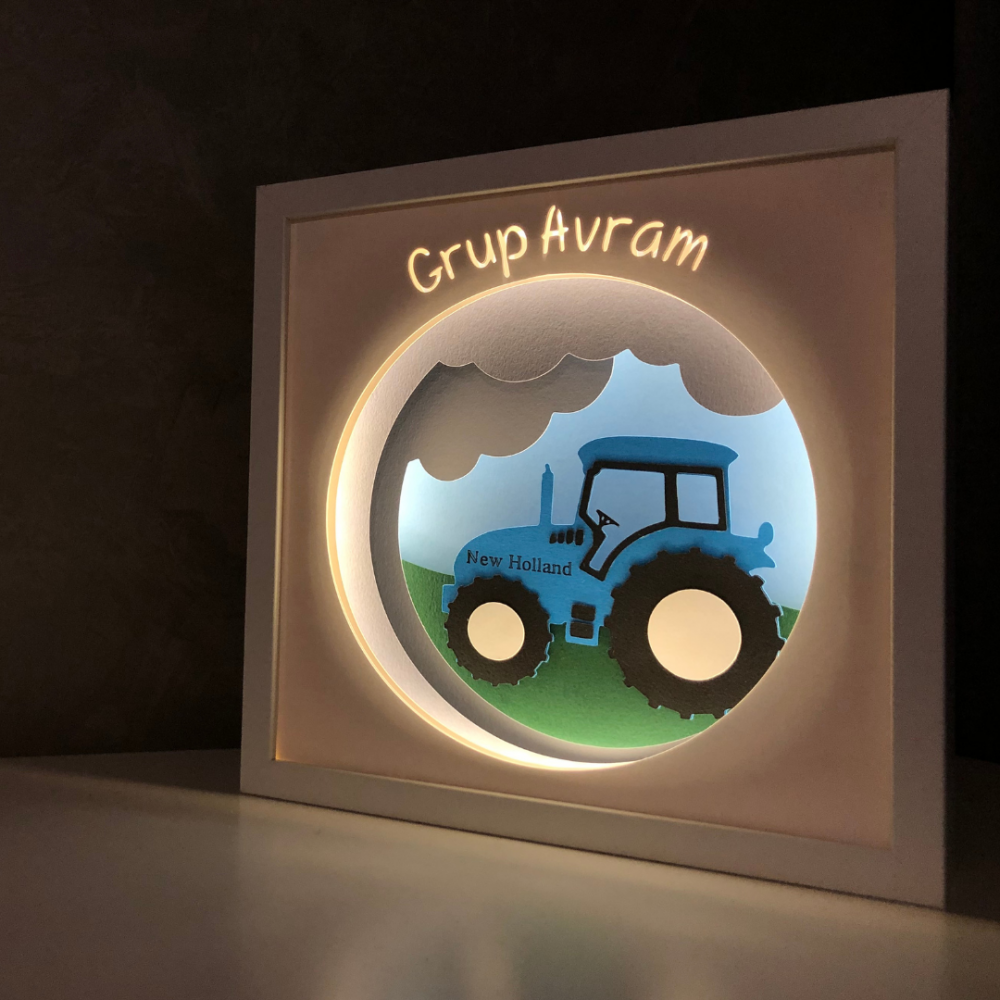 Tablou Luminos Logo 027 | Decorație Magică Noorhandmadeatelier