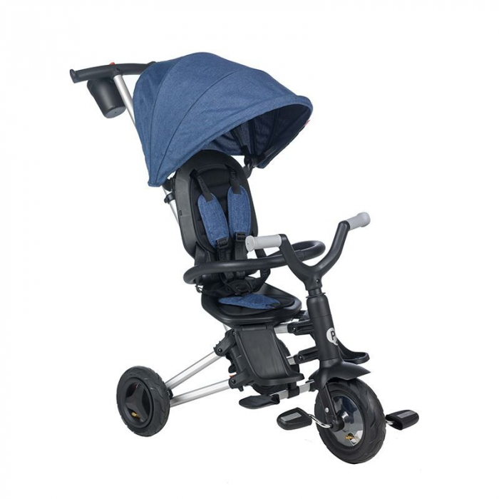 Tricicleta Ultrapliabilă Qplay Nova Air Albastru