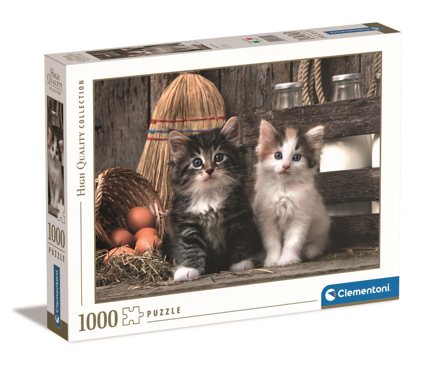 Puzzle Clementoni Pisicute, 1000 piese, 70x50 cm