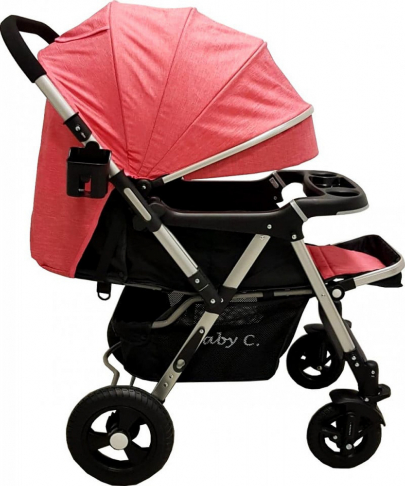 Baby Care PRO 511 Rosu - Carucior usor si practic - imagine 4