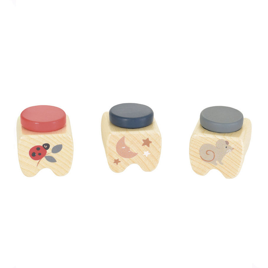 Cutie lemn dinți lapte | Egmont Toys