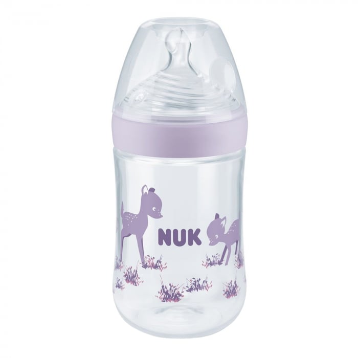 Biberon Nuk Nature Sense 260 ml Control Temp, Mov