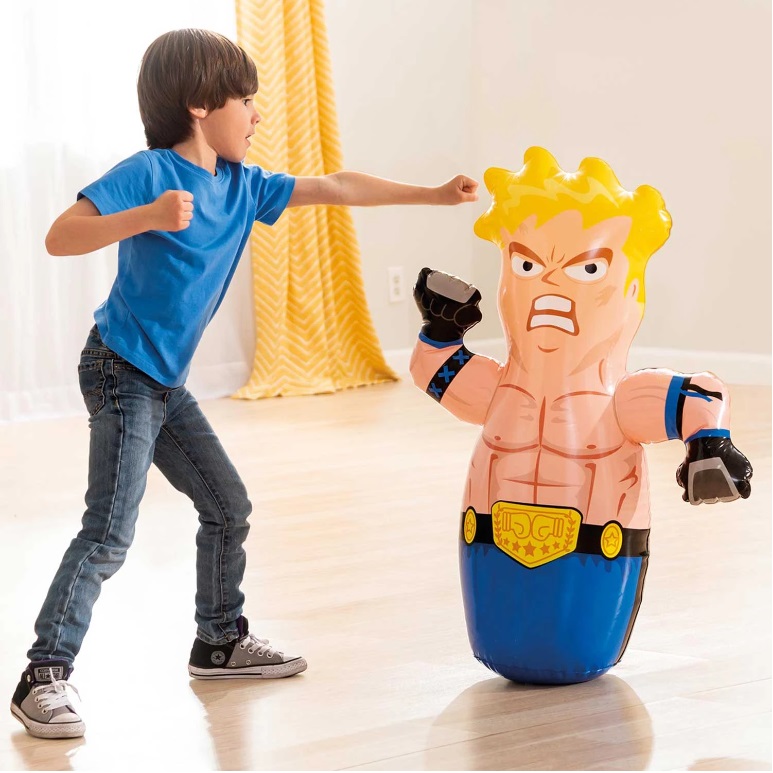 Sac box gonflabil Intex 94x74 cm, model Boxer Albastru