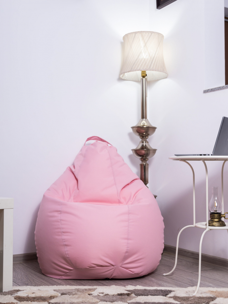 Fotoliu Puf Bean Bag XXL Roz | Decoriciu
