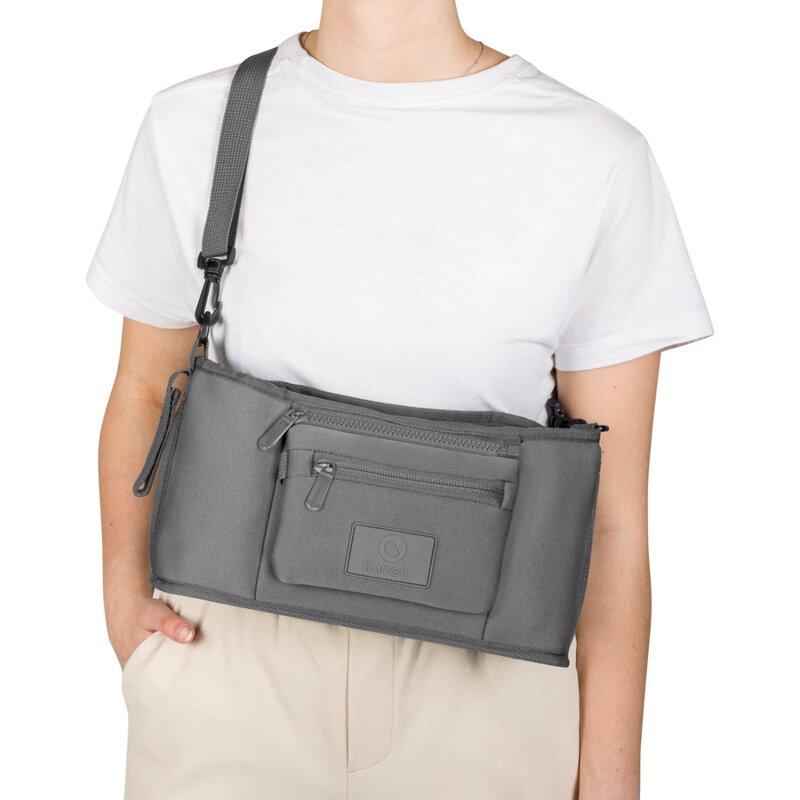 Geanta Lionelo Little Cube Gri - Impermeabila - imagine 5