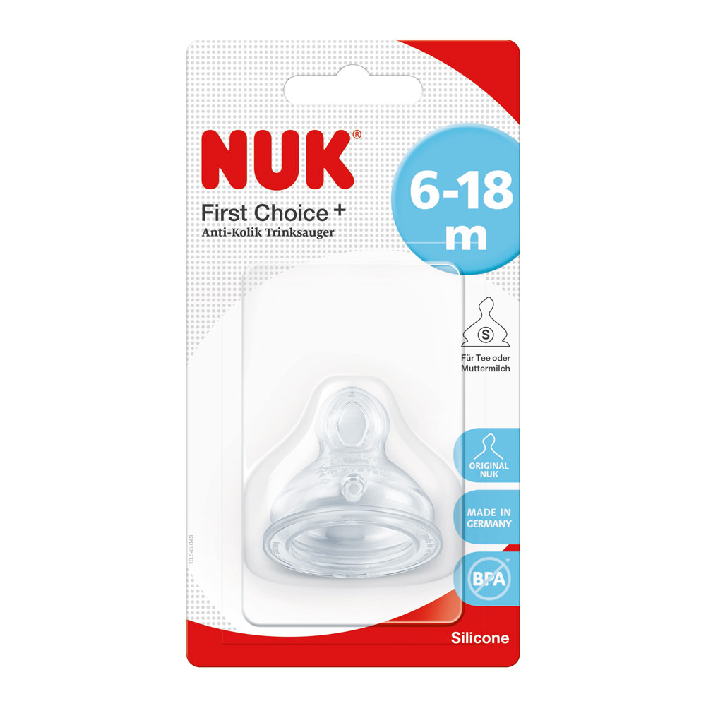 Tetina NUK First Choice+ Silicon S2 6-18 luni - imagine 2