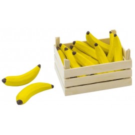 Banane din Lemn Goki în Lădiță | Set Educational 10 Piese - imagine 2