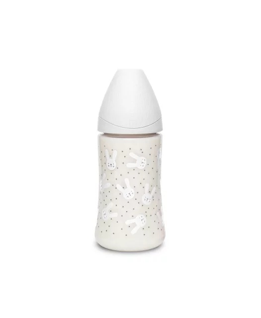 Suavinex Hygge Biberon Iepuraș 270ml 3 Fluxuri