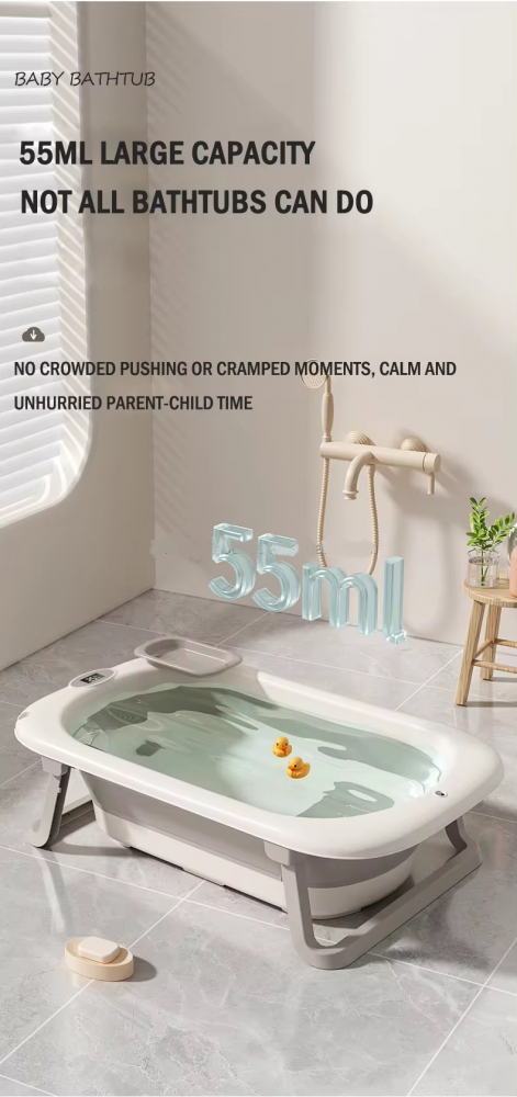Set Cadita Pliabila Little Mom cu Termometru - imagine 7