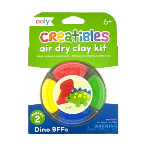 Plastilina Dino Creatibles Ooly | Kit DIY 4 culori