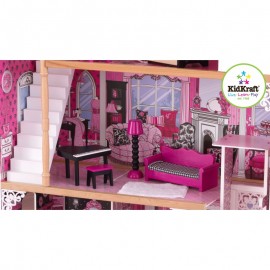 Casuta pentru papusi Amelia Kidkraft cu mobilier - imagine 3