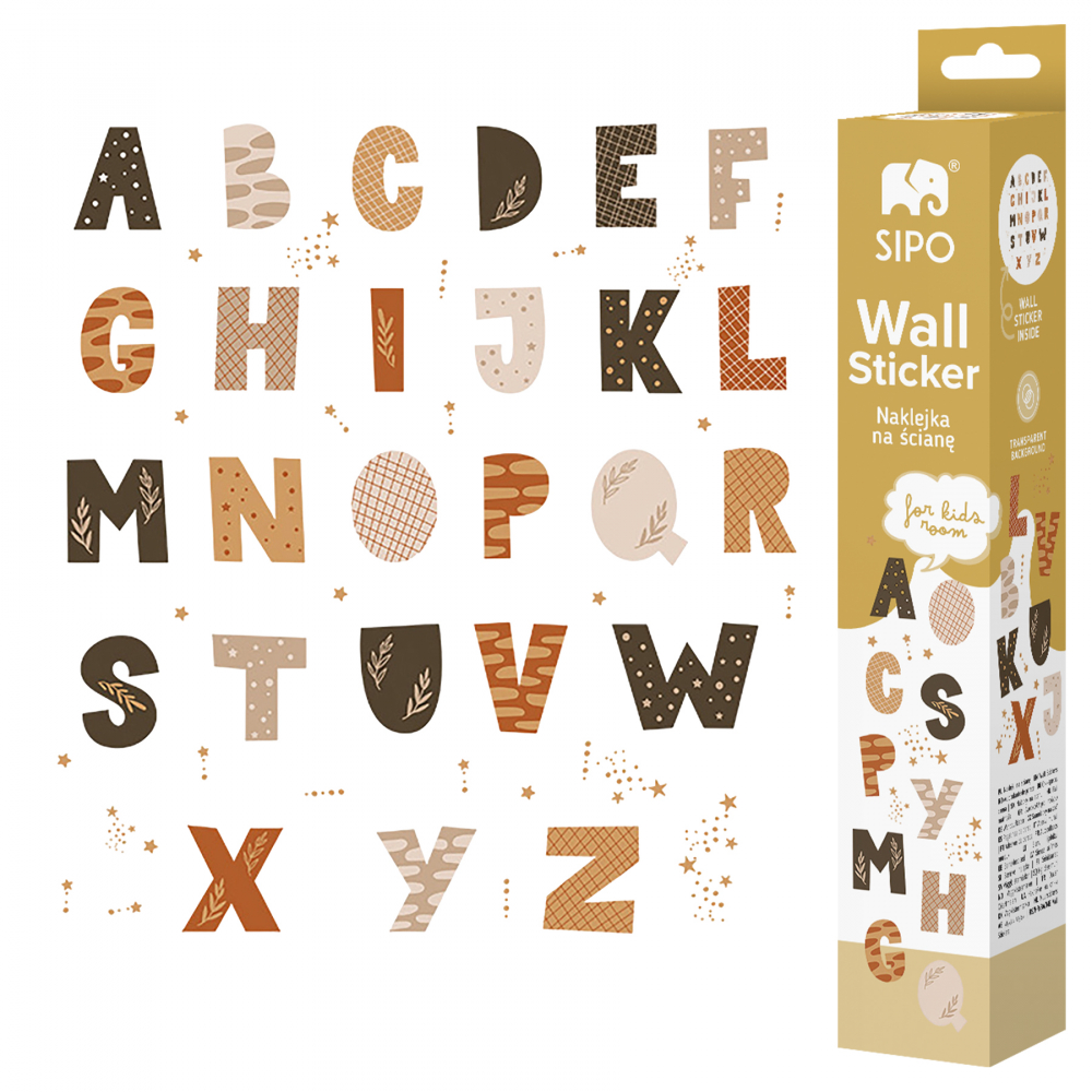Sticker Alfabet Sipo - Decor Educativ Copii - imagine 8
