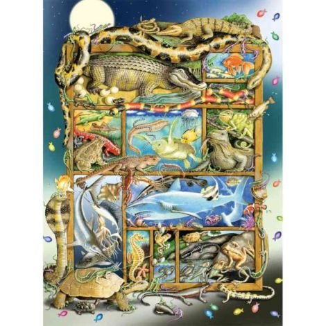 Puzzle Reptile Ravensburger 200 Piese, Aventură