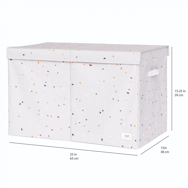 Cufar Pliabil 3 Sprouts Terrazo Grey | Organizare Jucării - imagine 4