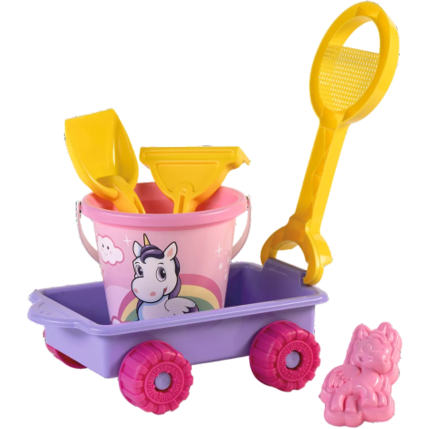 Carucior Unicorn Nisip Androni, Set Creativ