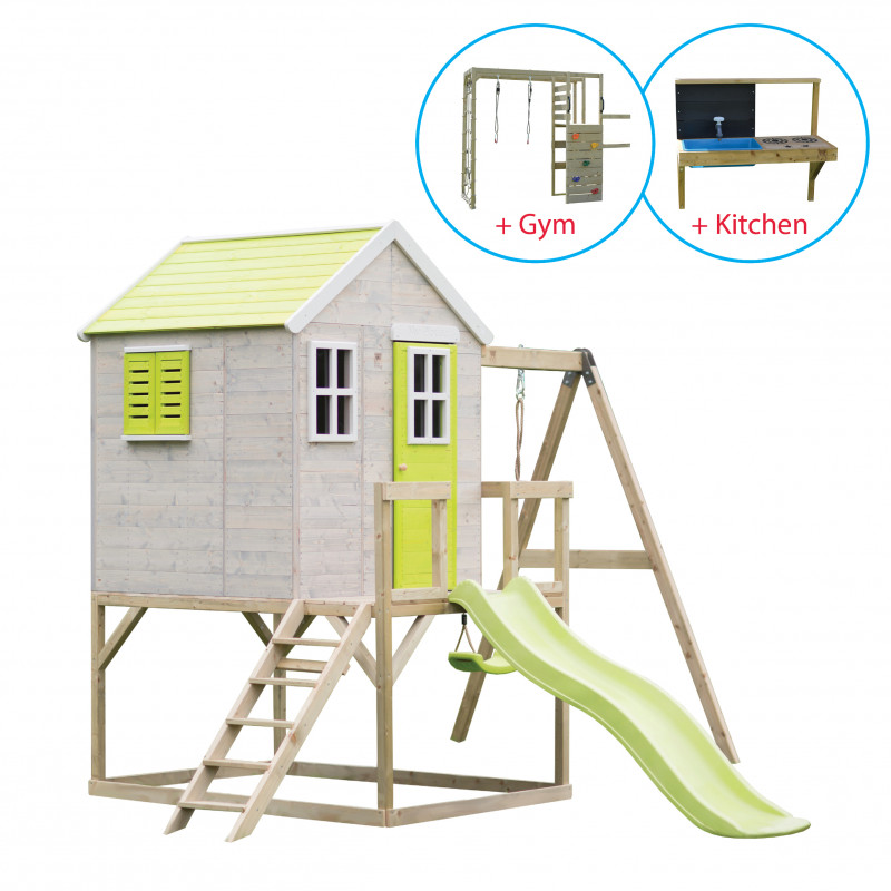 Casuta Gradina My Lime Lodge Wendi Tobogan - imagine 5