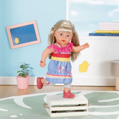 BABY born Zapf Surioara Blonda 43 cm cu Accesorii