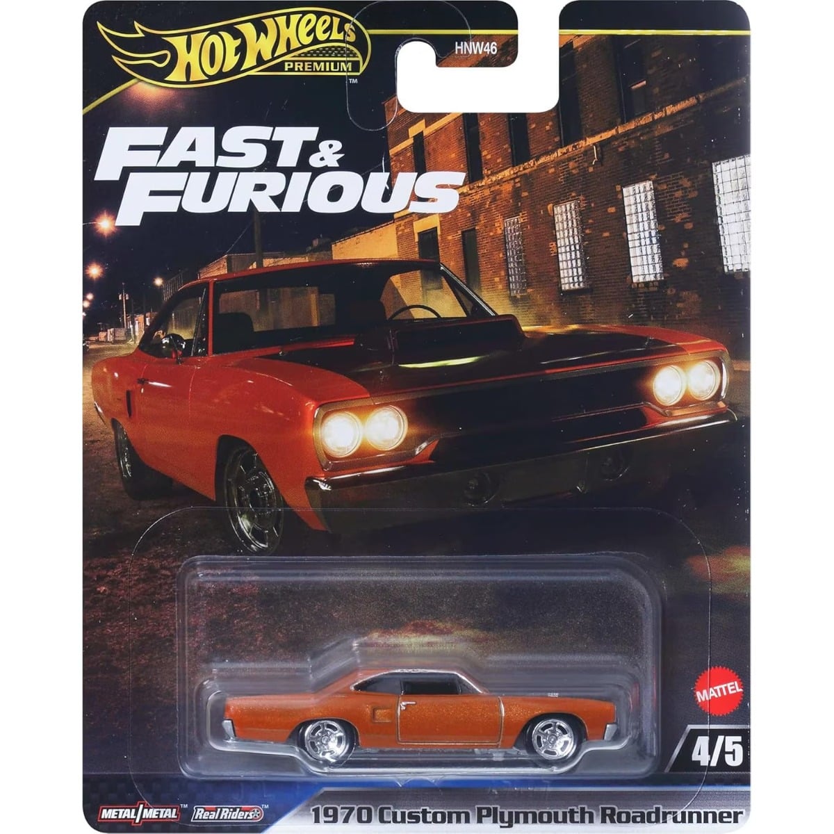 Hot Wheels 1970 Plymouth Roadrunner Fast & Furious