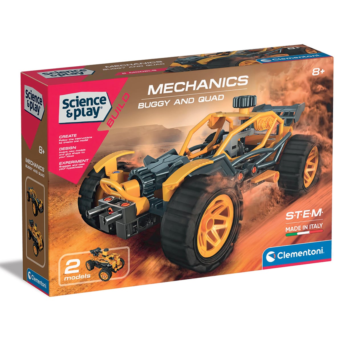 Kit Constructie 2in1 Clementoni Buggy & Quad