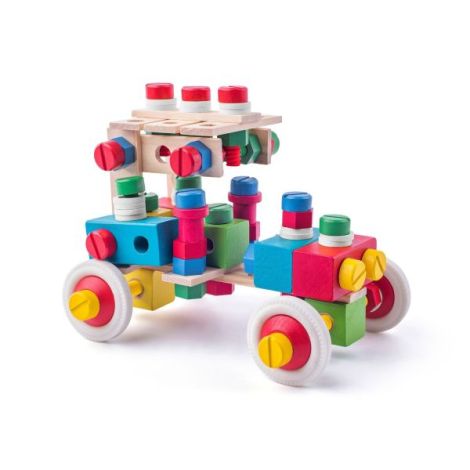 Set Constructie Woodyland 144 piese Galeata - imagine 2