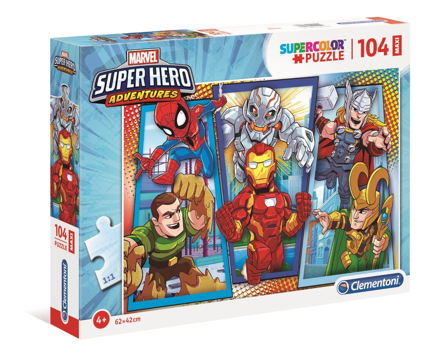 Puzzle Clementoni Marvel Superhero, 104 piese