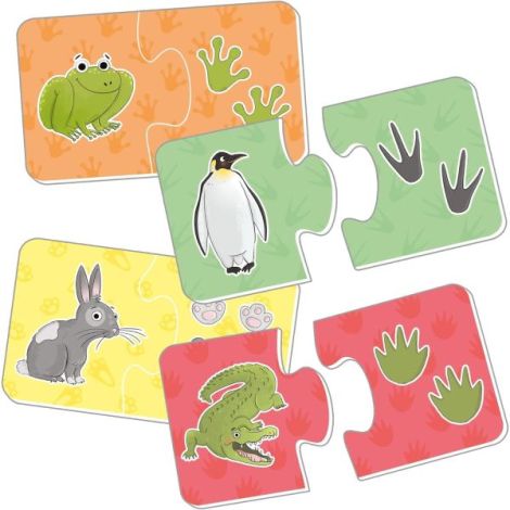 Galt Puzzle Animalute si Urme - Educational 3+