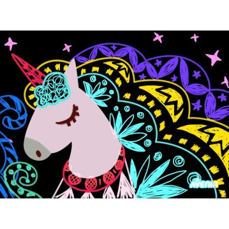 Set Scratch Art Unicorni Avenir | Joc Creativ 3+ - imagine 6