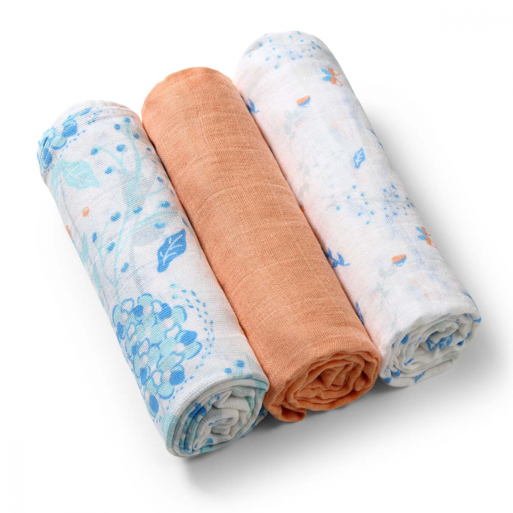 Scutece Textile Babyono 3 Bucăți, Bumbac 100% - imagine 10