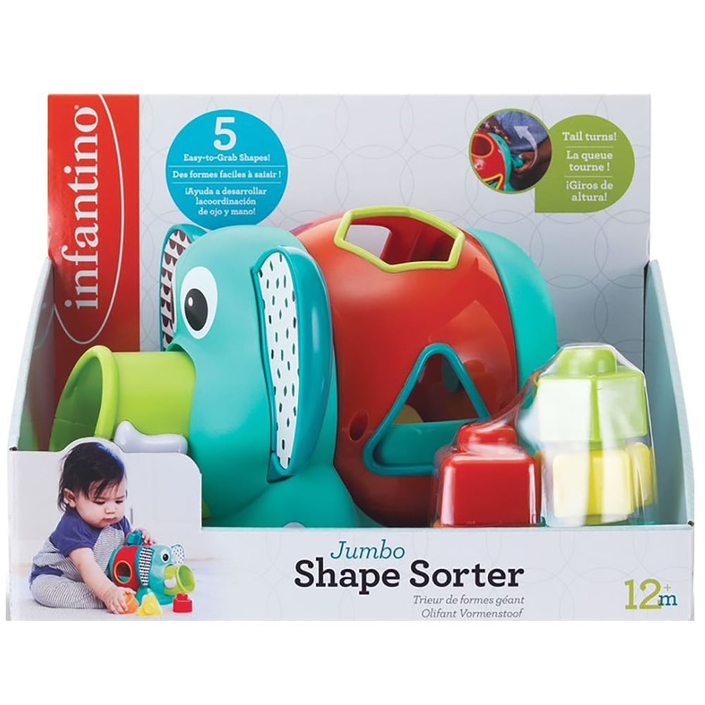 Jucarie Sortare Forme Infantino Elefant