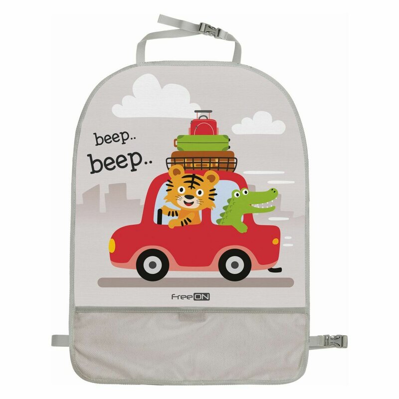 Protectie spatar auto FreeON cu buzunar Lion