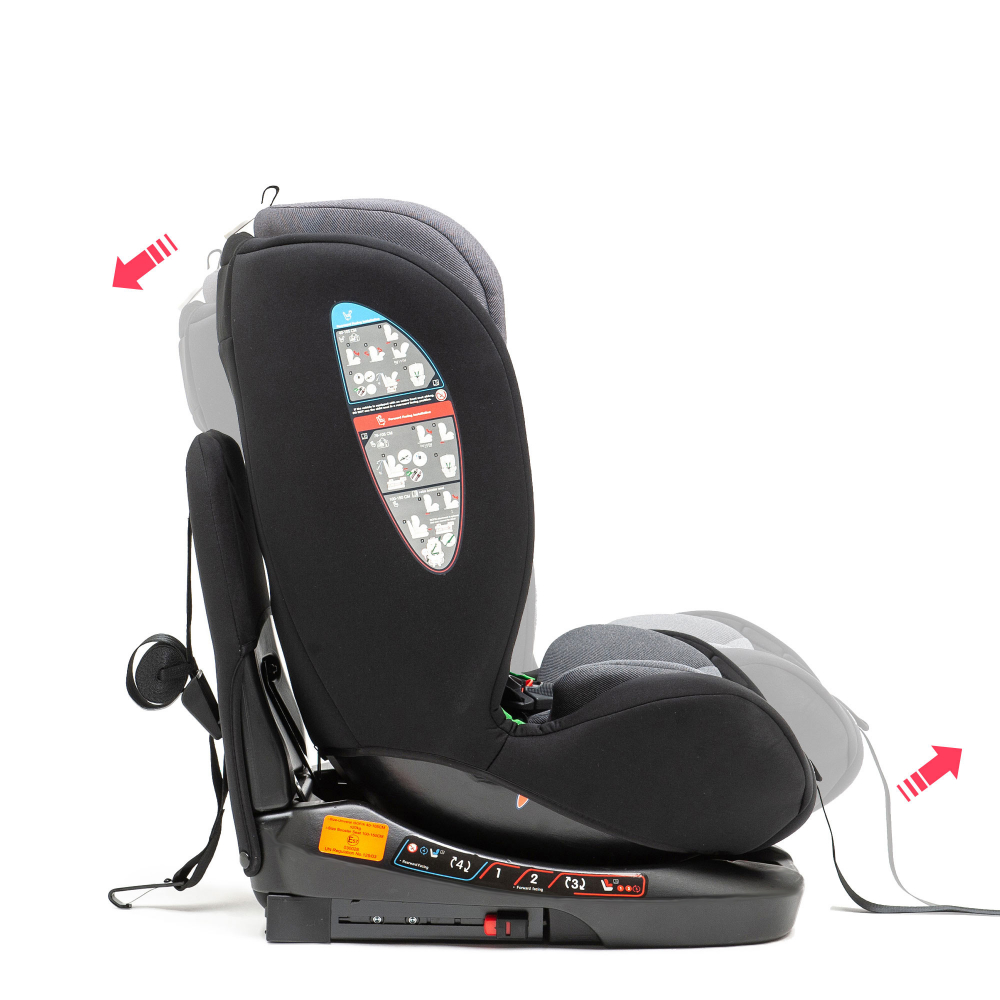 Scaun Juju Total 360 i-Size rotativ negru