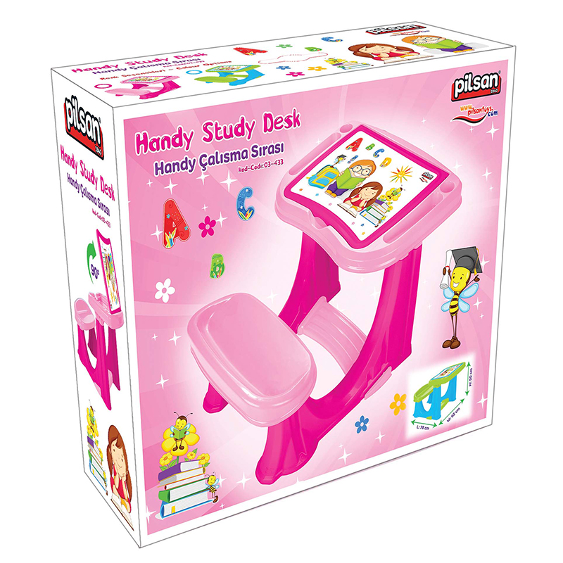 Pupitru Handy Pink Pilsan pentru Desen și Lectii