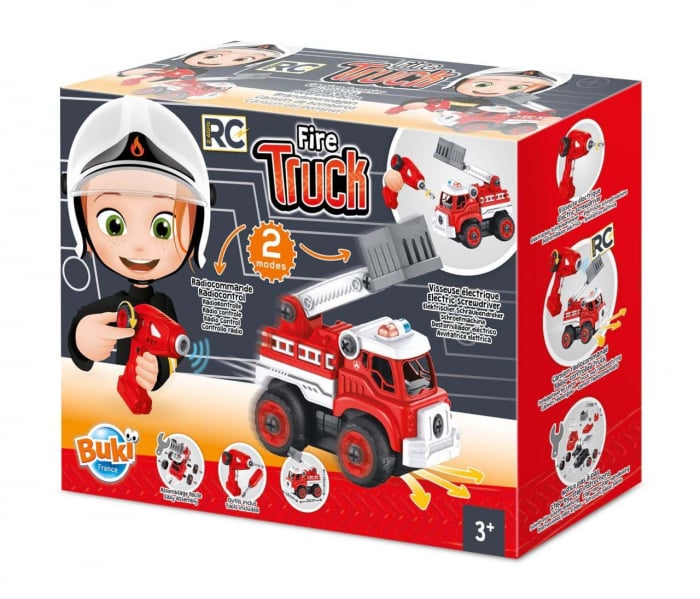 Buki Camion Pompieri RC - Constructie si Joaca