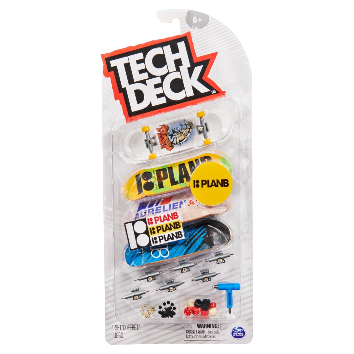 Set 4 mini-placi Tech Deck Plan B