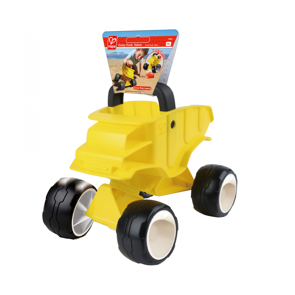 Camion Basculanta Hape Galben pentru Nisip - imagine 4