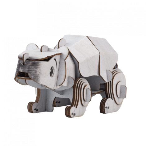 Urs Polar Puzzle 3D cu Sunete Mieredu - imagine 2