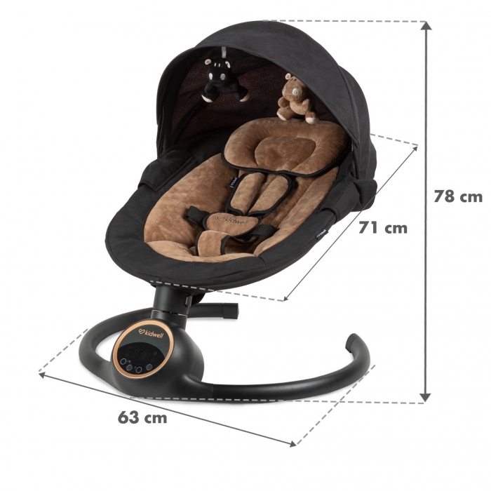 Leagan Electric Kidwell 2in1 Black Gold - imagine 3
