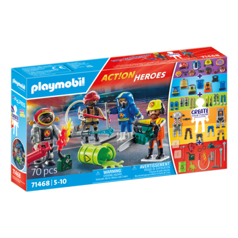 Playmobil Echipă Pompieri Personalizabilă