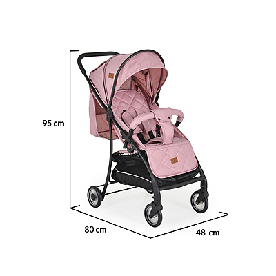 Carucior Cangaroo London Pink - Usor si Practic - imagine 4