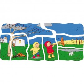 Puzzle Stratificat Anotimpurile Beleduc - Dezvoltare - imagine 4