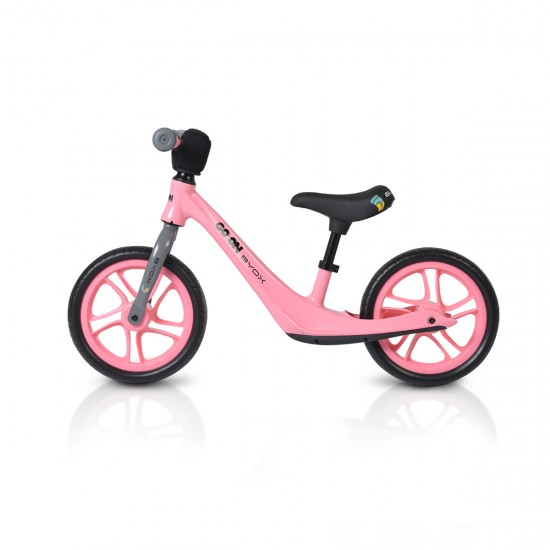 Bicicleta Byox Go On Pink 12 Inch, Fără Pedale - imagine 7