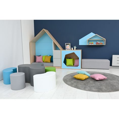 Casuta Joaca Moje Bambino Quadro - Bleu - imagine 4