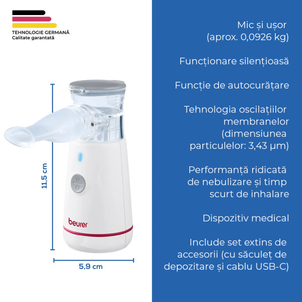 Beurer IH 47 Aparat Aerosoli - Tratament Respirator