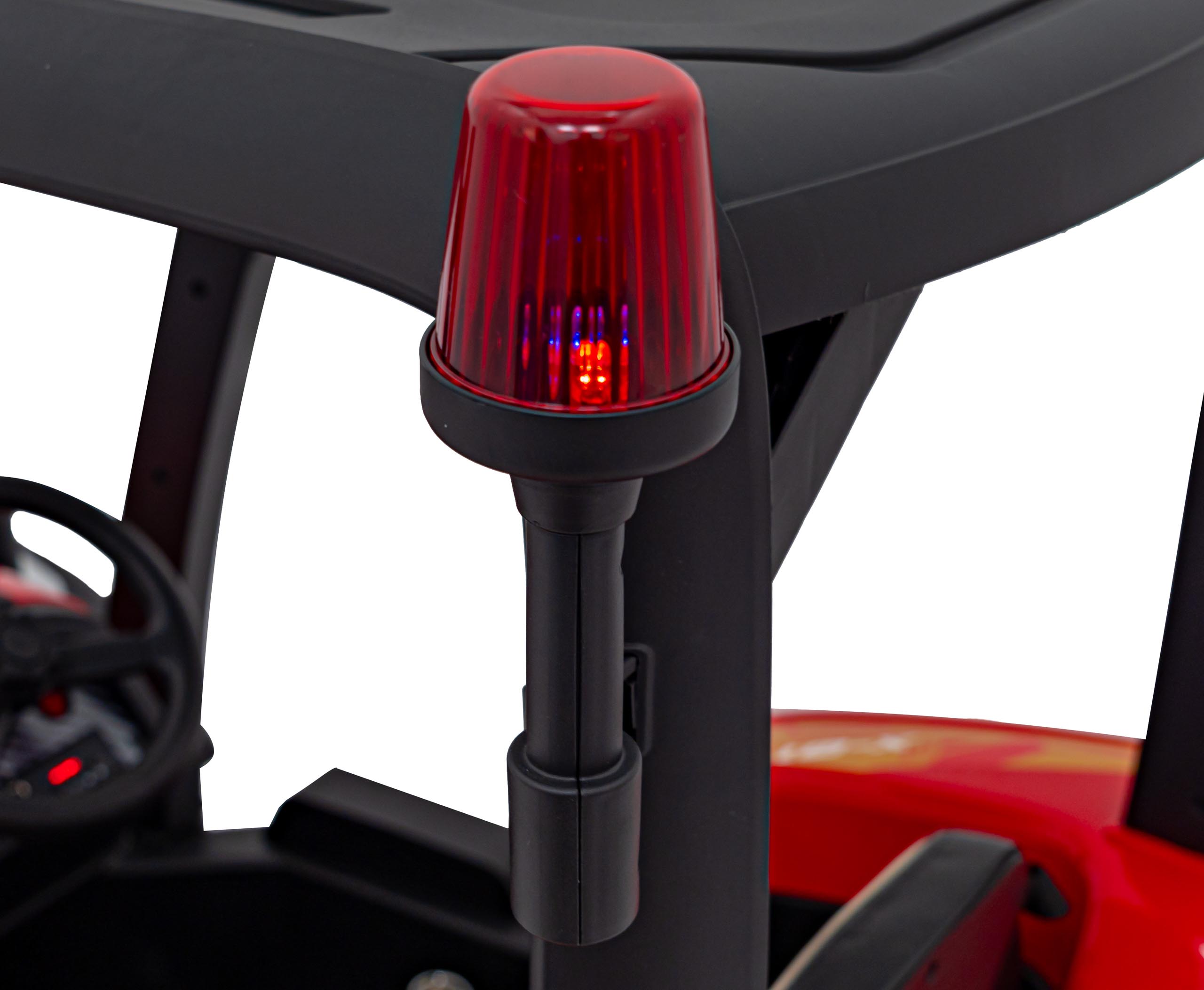 Tractor Electric BLAST Z 24V cu Remorca Rosu - Autokids - imagine 11