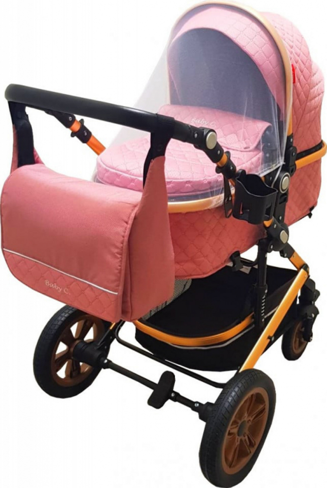 Baby Care Pro 530 Roz - Carucior Transformabil 3 in 1 - imagine 2