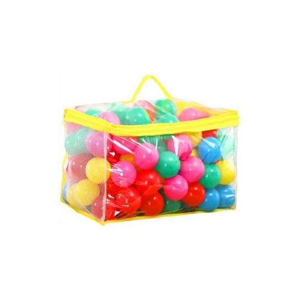 Set 100 Bile Ecotoys Plastic, Multicolor