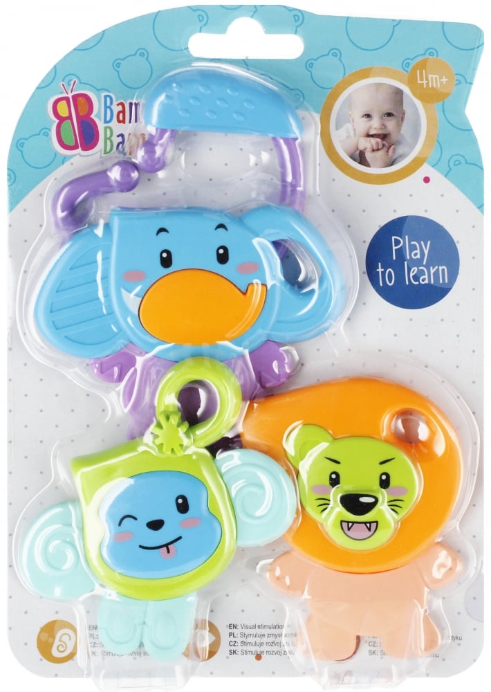 Set Zornaitoare BamBam Safari pentru Dentitie