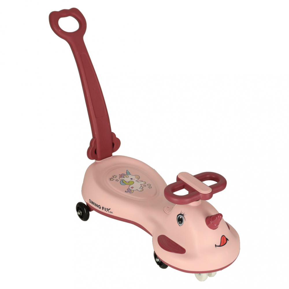 Ikonka PlasmaCar Roz cu LED - Plimbare Fun 65kg - imagine 3