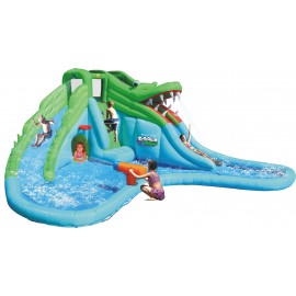 Crocodil cu Tobogane Apă HappyHop | Joacă Grădină - imagine 2